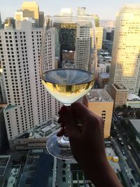 Modern buildings in city