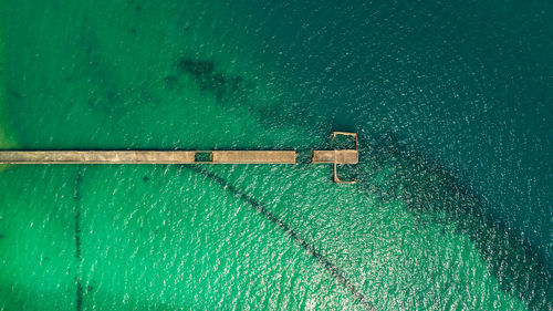 Low angle view of illuminated light