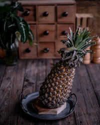 Close-up of fruits on table