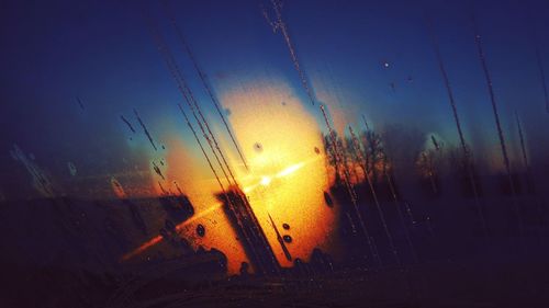 Road against sky at sunset