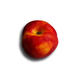 Close-up of apple against white background