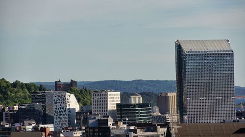 Cityscape against sky