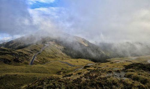 Scenic view of landscape against sky
