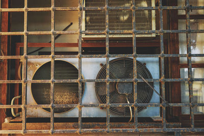 Full frame shot of metal grate