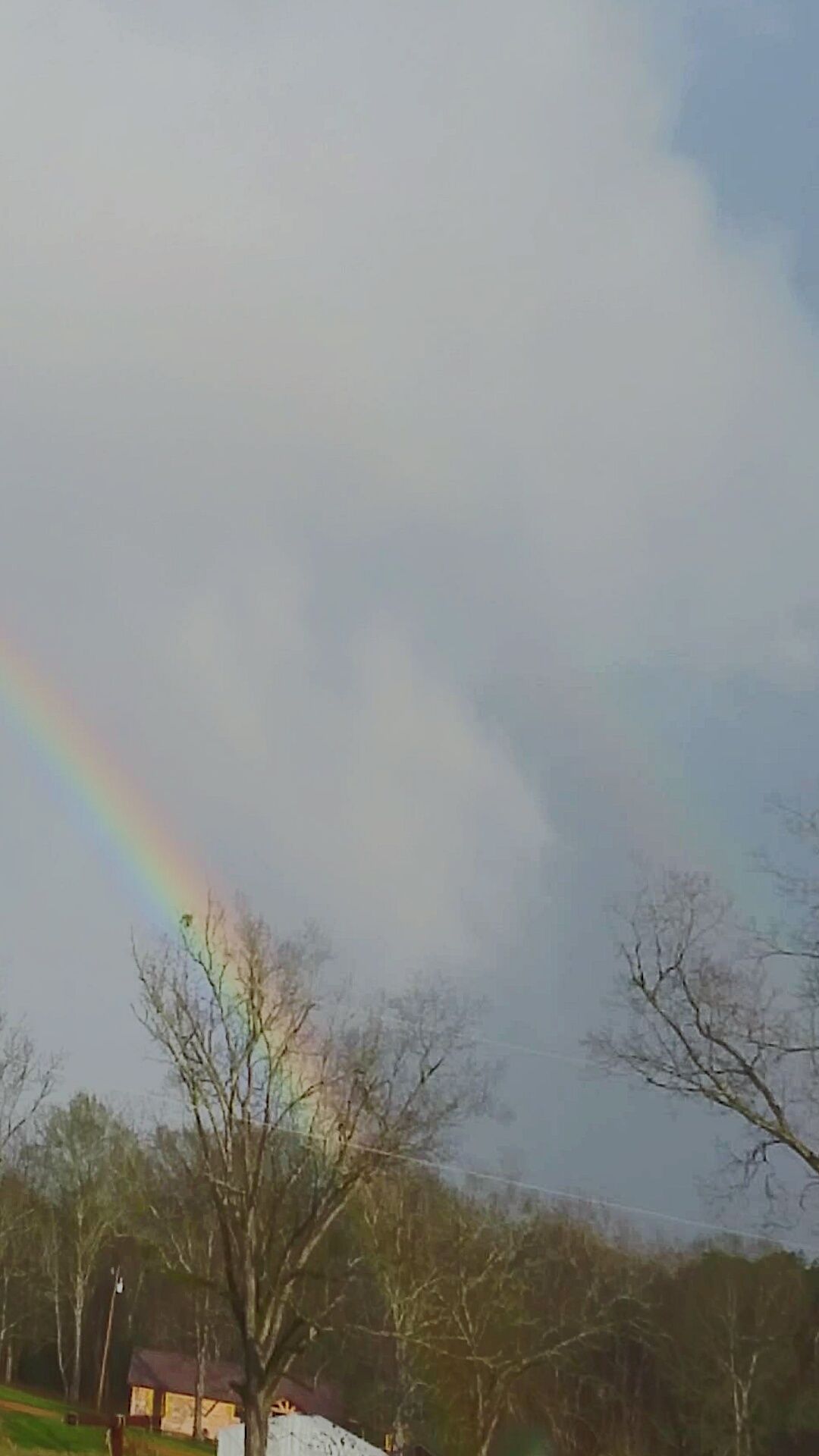 End of the rainbow Christmas in Mississippi