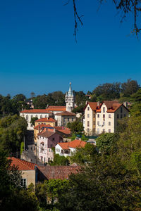 Beautiful architecture in sintra city in portugal