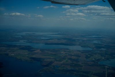 Aerial view of landscape