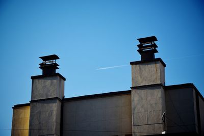 Low angle view of built structure against sky