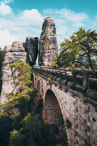 Low angle view of bridge