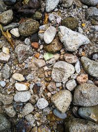 Full frame shot of stones