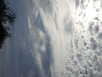 Low angle view of cloudscape against sky