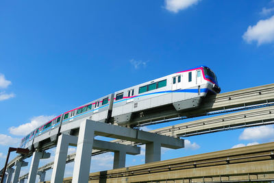 Monorail with  with blue sky