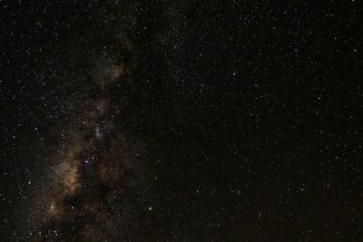 Low angle view of stars in sky at night