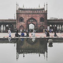 Built structure in water