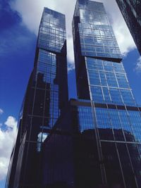 Low angle view of modern building