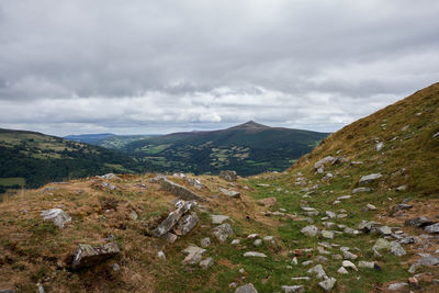 Scenic view of landscape against sky