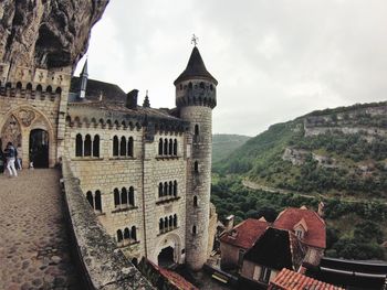 View of historic building against sky