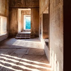 Corridor of old building