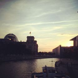 River with buildings in background