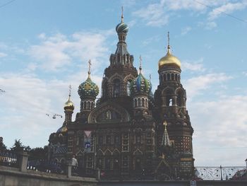 Low angle view of cathedral against sky