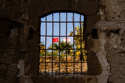 Low angle view of historic building