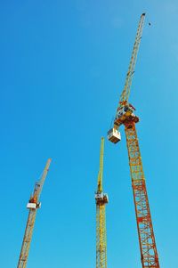 Low angle view of crane