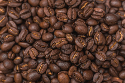 Full frame shot of coffee beans