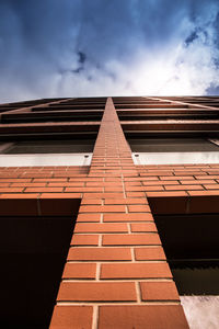 Low angle view of building against sky