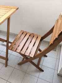 Close-up of chair
