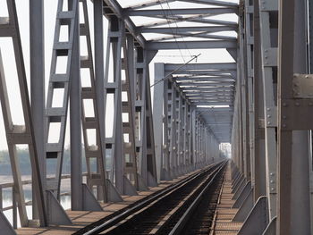 View of railroad station platform