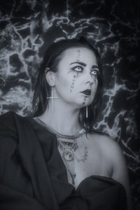 Portrait of a beautiful young woman