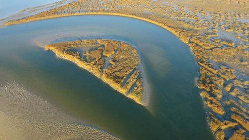 Aerial view of beach