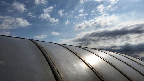 Low angle view of clouds in sky