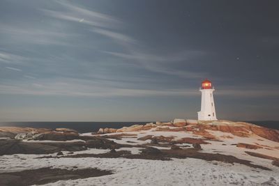 Lighthouse against sky