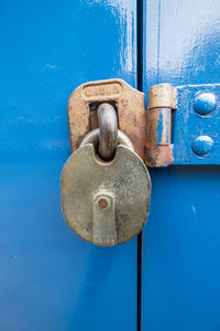 Close-up of door handle