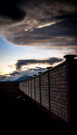 View of sky during sunset