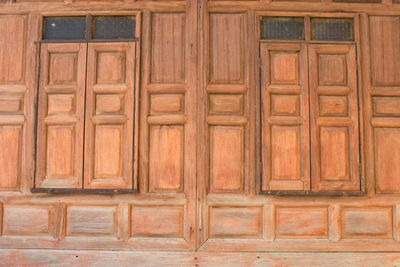 Full frame shot of wooden door