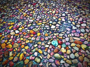 Full frame shot of stones