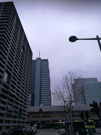 Low angle view of skyscrapers