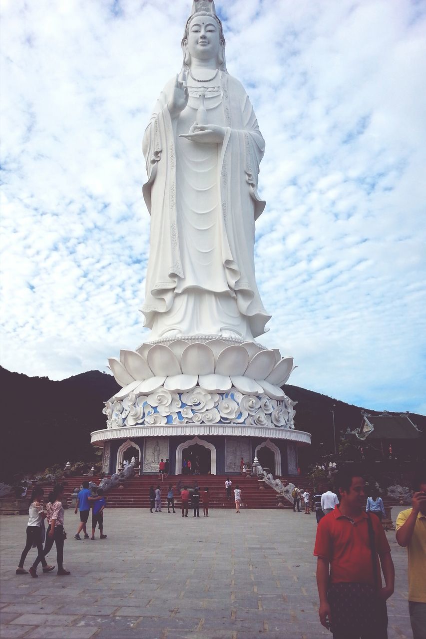 statue, sculpture, human representation, art and craft, famous place, travel destinations, sky, art, tourism, creativity, religion, architecture, travel, international landmark, built structure, history, place of worship, spirituality