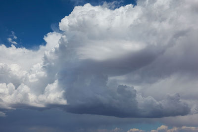 Low angle view of clouds in sky