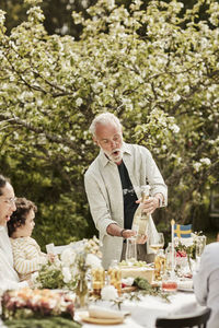 People sitting on table