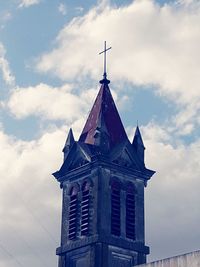 Low angle view of building against sky