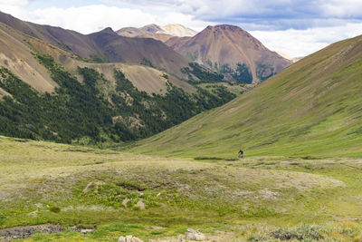 Scenic view of mountains