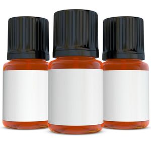 Close-up of bottles against white background