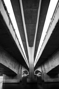Low angle view of elevated bridge