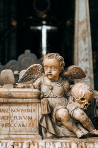 Close-up of statue