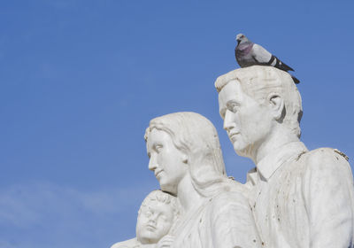 Low angle view of statue