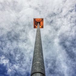 Low angle view of cloudy sky