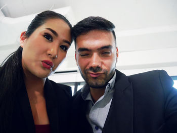 Portrait of young man